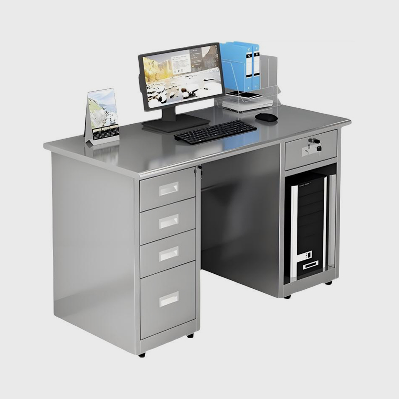 Paslanmaz Çelik Tozsuz Bilgisayar Masası