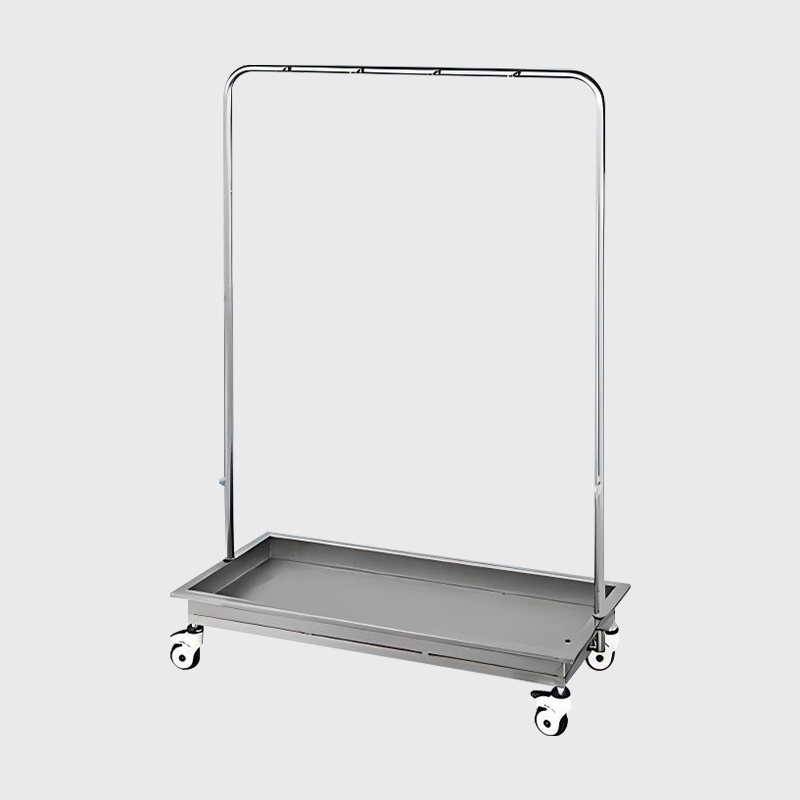 Hareketli Paslanmaz Çelik Tıbbi Paspas Rafı